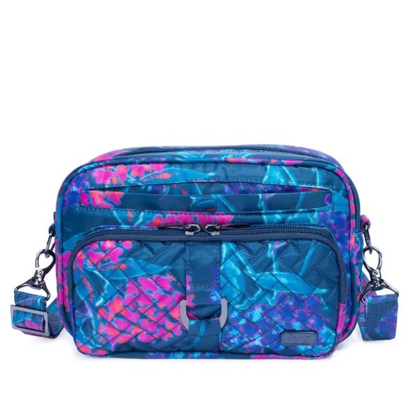Lug Carousel Convertible Crossbody Bag Hydrangea Navy - Picture 1 of 7